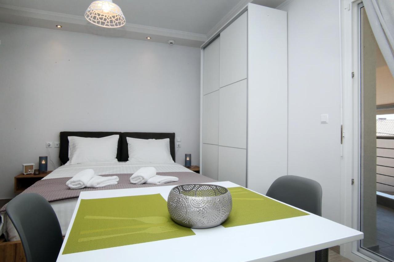 Sunsetperamos Aparthotel Nea Peramos  Luaran gambar